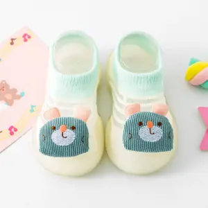 Children Anti-slip Grip Socks Shoes Newborn Baby Toddler Cotton Non-slip Floor Socks Infant Boys Rubber Sole Indoor Sneakers