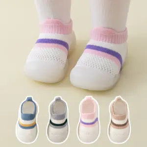 Infant Grip Socks Shoes Kids Sneakers Grip Socks Bottom Hollow Out Breathable Grip Socks Shoes Anti-Slip Socks Shoe