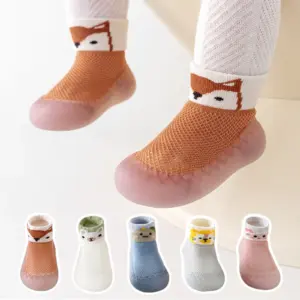 Kids Grip Socks Shoes Mesh Soft Bottom Breathable Anti-Slip Socks Shoes For Infant Girls Boys