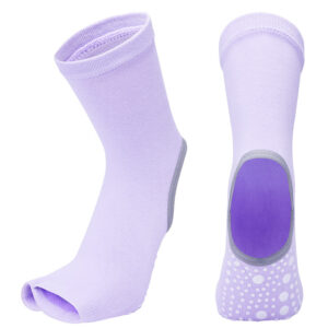 Women’s Open-Toe Non-Slip Yoga Socks – Breathable, Arch Support Grip Socks for Pilates & Barre (3 or 6 Pairs Bundle)