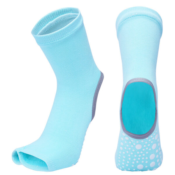 Women’s Open-Toe Non-Slip Yoga Socks – Breathable, Arch Support Grip Socks for Pilates & Barre (3 or 6 Pairs Bundle) - Image 5
