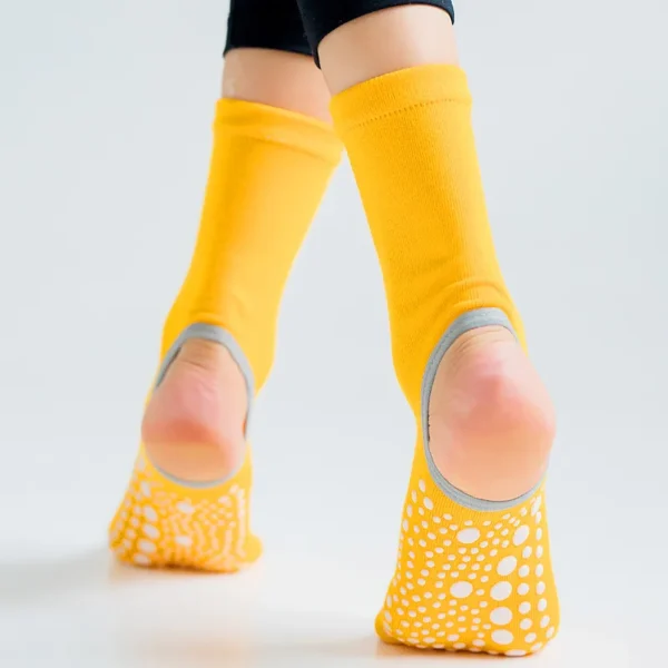 Women’s Open-Toe Non-Slip Yoga Socks – Breathable, Arch Support Grip Socks for Pilates & Barre (3 or 6 Pairs Bundle) - Image 10