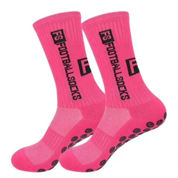 4-Pack White Football Grip Socks – Anti-Slip Performance | Free Shipping | Unisex Crew Fit - Image 6