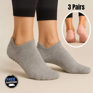 3-Pack Five-Toe Ballet-Style Yoga Socks for Women | Anti-Slip Grip | Cross-Strap Design | Free Shipping