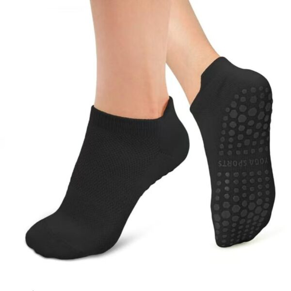 6 Pairs Women’s Low-Cut Grip Yoga Socks – Non-Slip, Breathable Cotton for Pilates, Barre & At-Home Fitness – Free Shipping - Image 6