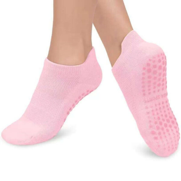 6 Pairs Women’s Low-Cut Grip Yoga Socks – Non-Slip, Breathable Cotton for Pilates, Barre & At-Home Fitness – Free Shipping - Image 8