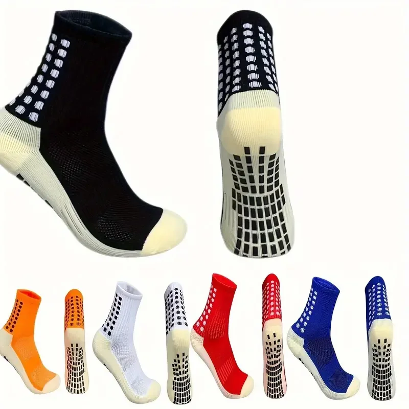 5 or 6-Pack Anti-Slip Sports Grip Socks for Men & Women | Free Shipping | High-Performance Athletic Wear