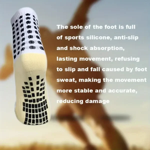 5 or 6-Pack Anti-Slip Sports Grip Socks for Men & Women | Free Shipping | High-Performance Athletic Wear - Image 5