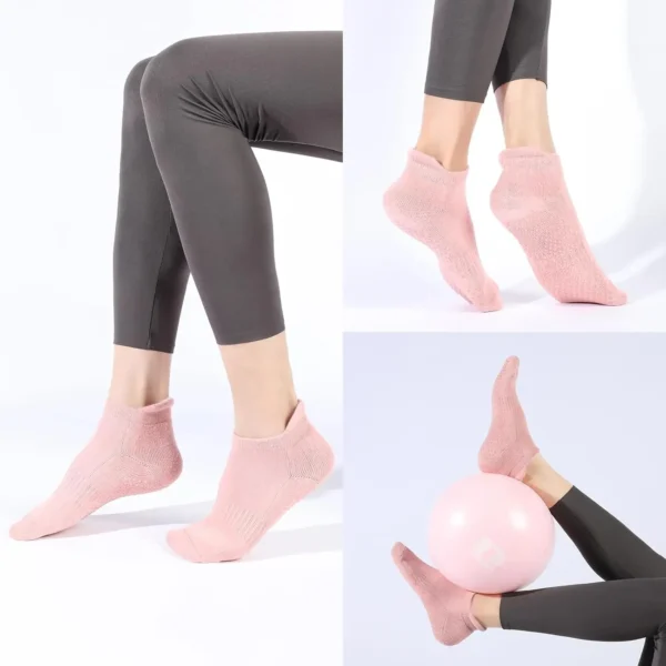 3-Pack Five-Toe Ballet-Style Yoga Socks for Women | Anti-Slip Grip | Cross-Strap Design | Free Shipping - Image 4