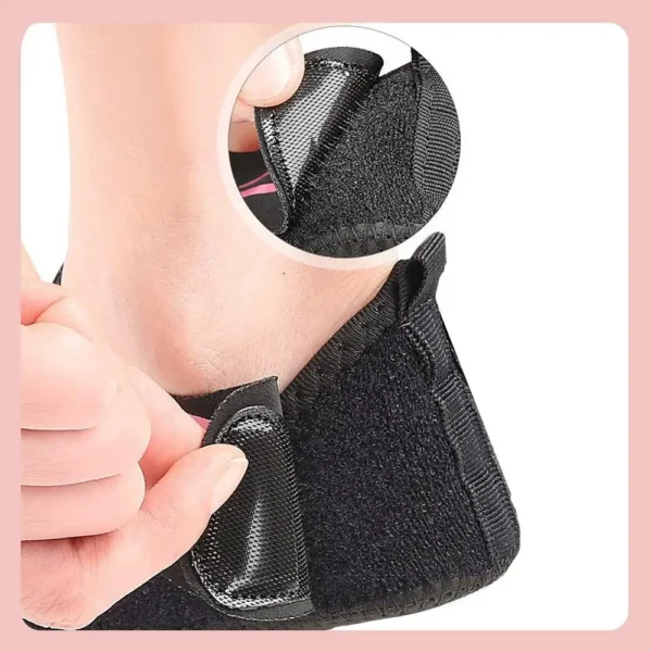 Non-Slip Yoga & Pilates Socks with Cross-Strap – 1 Pair | Anti-Slip Grip | Breathable & Elegant Design - Image 6