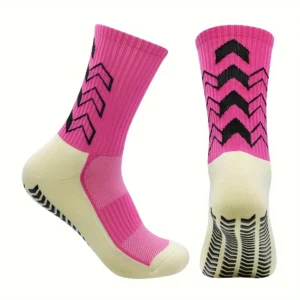 6-Pack Anti-Slip Athletic Grip Socks for Men & Women – Ultra Grip Performance | Free Shipping Included