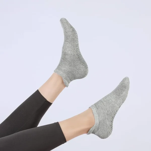 3-Pack Five-Toe Ballet-Style Yoga Socks for Women | Anti-Slip Grip | Cross-Strap Design | Free Shipping - Image 3