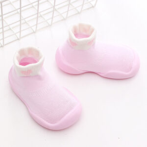 Toddler Silicone Sole Sock Shoes – Anti-Slip & Breathable Indoor Footwear