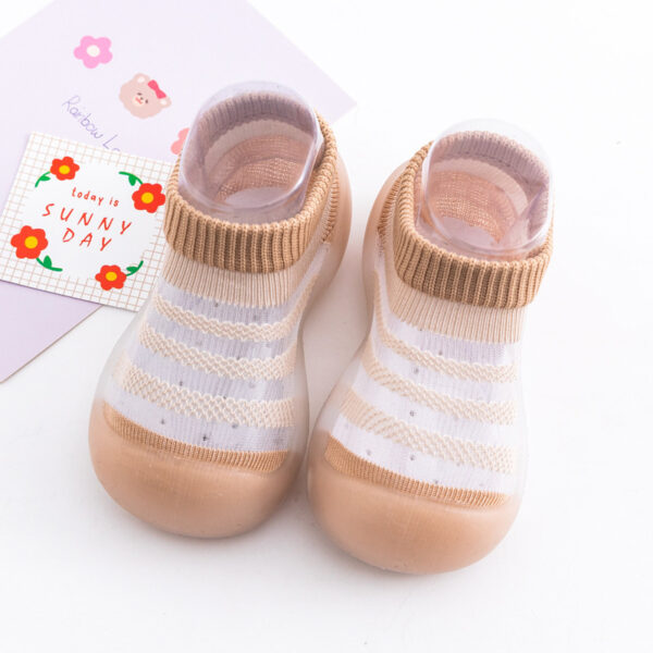 Silicone Sole Baby Sock Shoes – Breathable Ice Silk & Anti-Slip Indoor Fit - Image 4