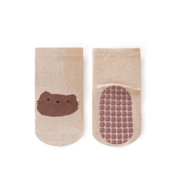 Baby Non-slip Room Cotton Socks with Full Silicone Grip | 0-5 Years - Image 3