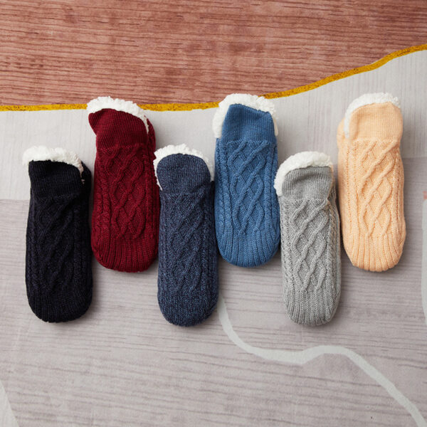 Unisex Fuzzy Indoor Grip Socks – Non-Slip, Warm & Cozy for Seniors - Image 7