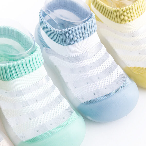 Silicone Sole Baby Sock Shoes – Breathable Ice Silk & Anti-Slip Indoor Fit - Image 5
