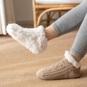 Unisex Thermal Non-Slip Slipper Socks for Adults – Soft, Warm & Safe – Multiple Colors