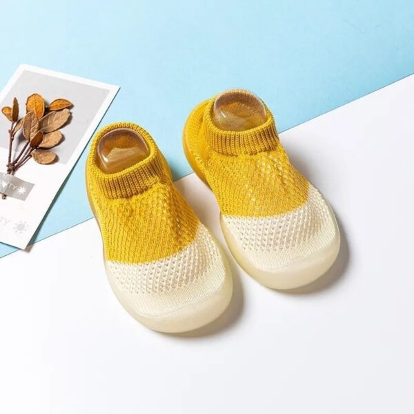 Breathable Mesh Baby Sock Shoes with Silicone Sole – Non-Slip & Lightweight - Image 9