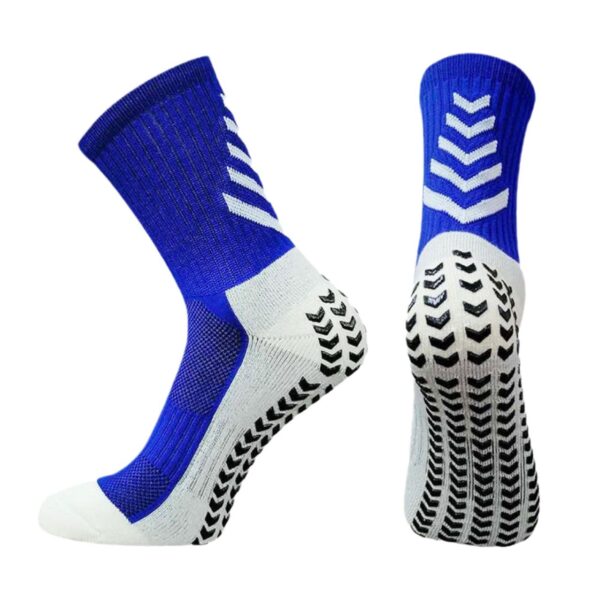 Youth ArrowGrip Mid-Calf Sports Socks (12–15 yrs) – Anti-Slip Silicone Sole - Image 2