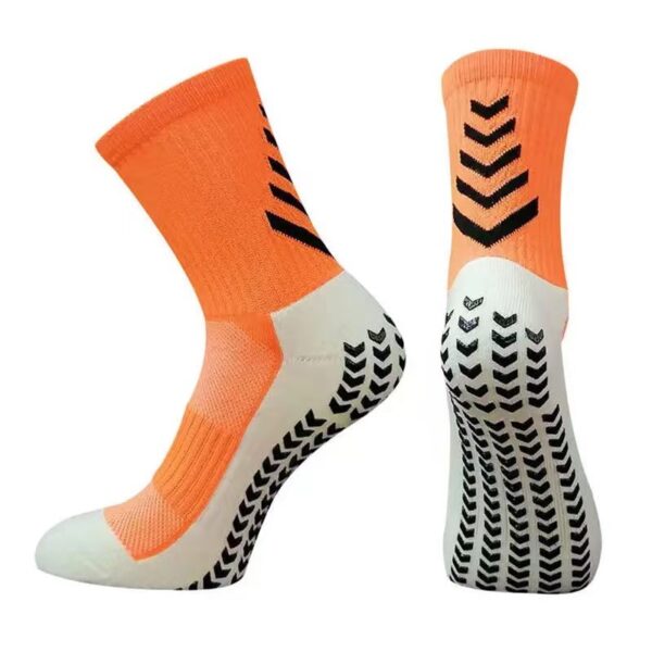 Youth ArrowGrip Mid-Calf Sports Socks (12–15 yrs) – Anti-Slip Silicone Sole - Image 6
