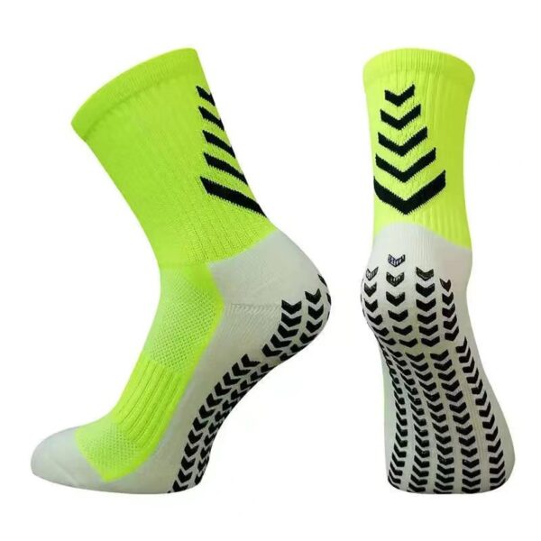 Youth ArrowGrip Mid-Calf Sports Socks (12–15 yrs) – Anti-Slip Silicone Sole - Image 10