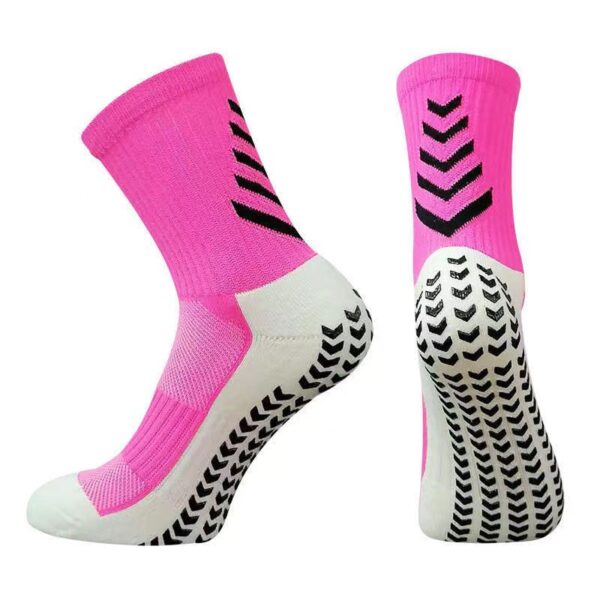 Youth ArrowGrip Mid-Calf Sports Socks (12–15 yrs) – Anti-Slip Silicone Sole - Image 5
