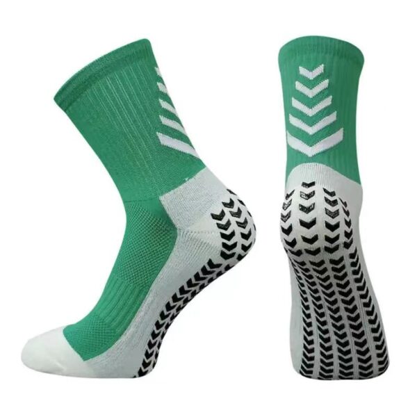 Youth ArrowGrip Mid-Calf Sports Socks (12–15 yrs) – Anti-Slip Silicone Sole - Image 8