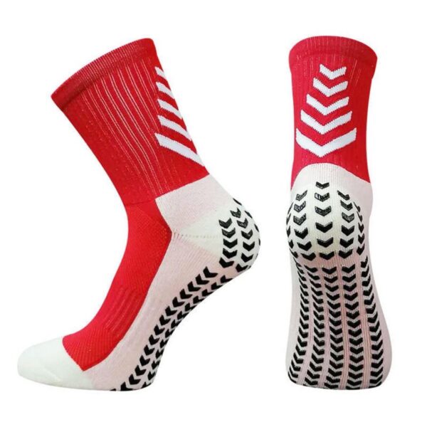 Youth ArrowGrip Mid-Calf Sports Socks (12–15 yrs) – Anti-Slip Silicone Sole - Image 7