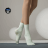 Teen Anti-Slip Mid Tube Socks – Cotton Grip Socks for Yoga, Sports & Chill Days