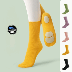 Unisex Anti-Slip Safety Socks – Colorful Grip Socks for Adults – Multi-Size (S/M/L)