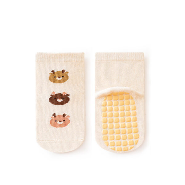 Baby Non-slip Room Cotton Socks with Full Silicone Grip | 0-5 Years - Image 2