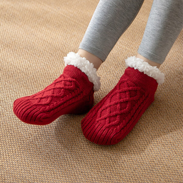 Unisex Thermal Non-Slip Slipper Socks for Adults – Soft, Warm & Safe – Multiple Colors - Image 6