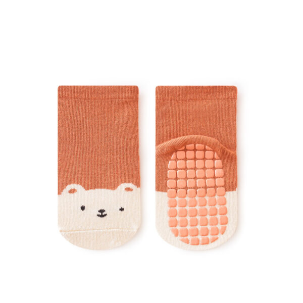 Baby Non-slip Room Cotton Socks with Full Silicone Grip | 0-5 Years - Image 4
